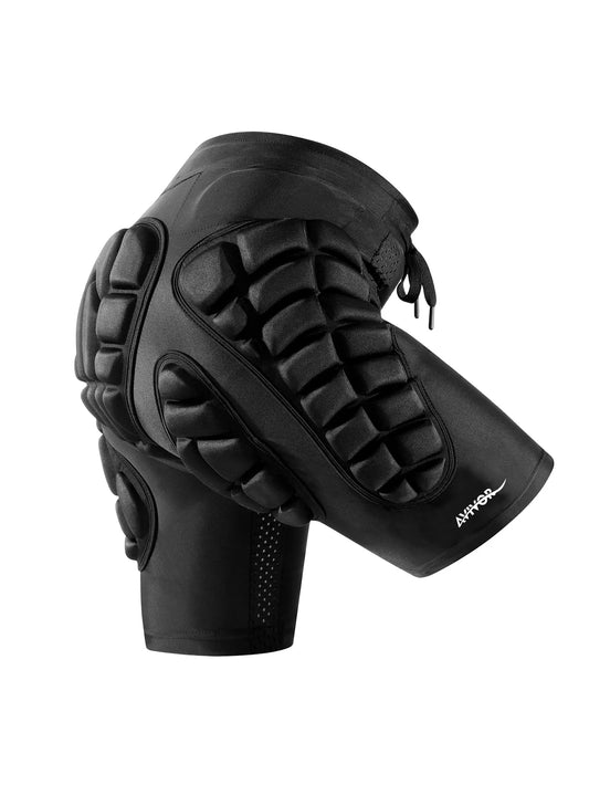 AVIVOR Protective Padded Shorts for Snowboarding, Skateboarding, and Skiing with 3D Hip, Butt, and Tailbone Protection