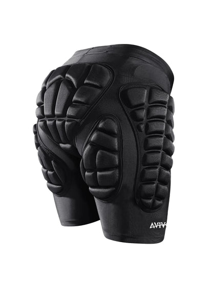 AVIVOR Protective Padded Shorts for Snowboarding, Skateboarding, and Skiing with 3D Hip, Butt, and Tailbone Protection